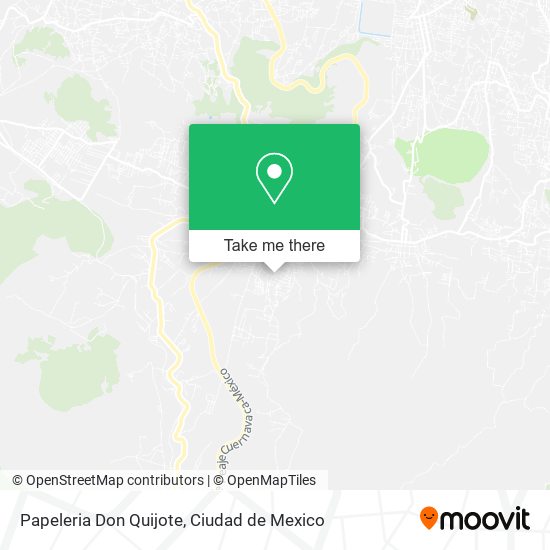 Papeleria Don Quijote map