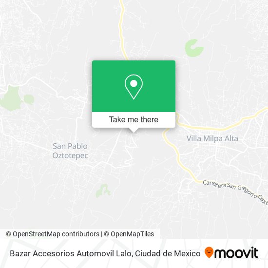 Mapa de Bazar Accesorios Automovil Lalo