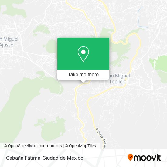 Cabaña Fatima map