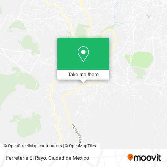 Ferreteria El Rayo map