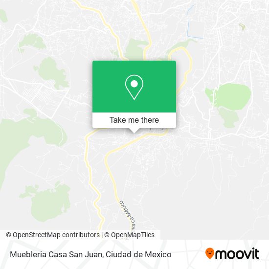 Mapa de Muebleria Casa San Juan