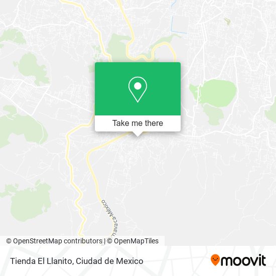 Mapa de Tienda El Llanito