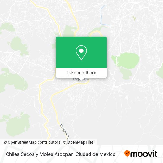 Mapa de Chiles Secos y Moles Atocpan