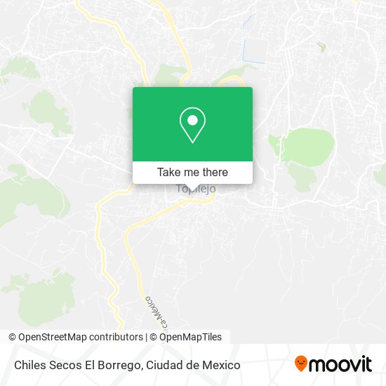 Chiles Secos El Borrego map