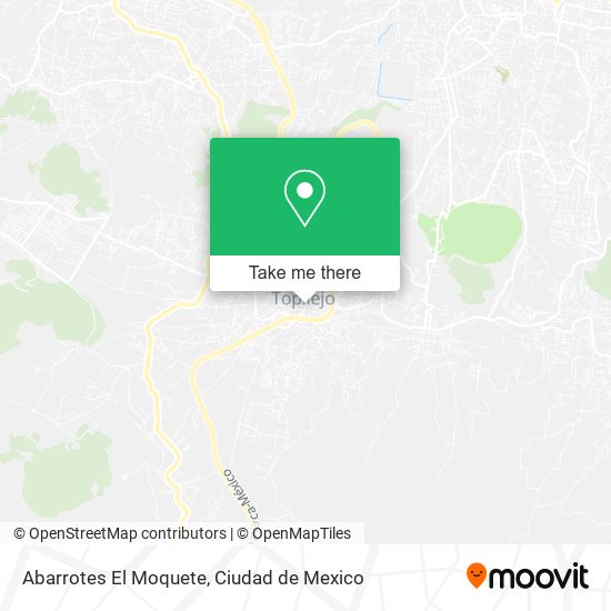 Abarrotes El Moquete map