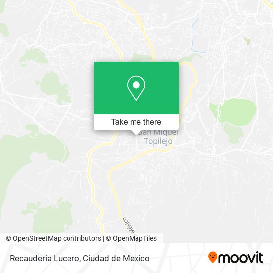 Recauderia Lucero map