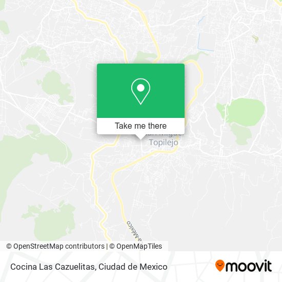 Cocina Las Cazuelitas map