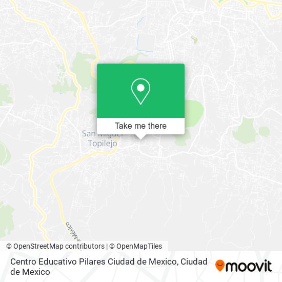 Centro Educativo Pilares Ciudad de Mexico map