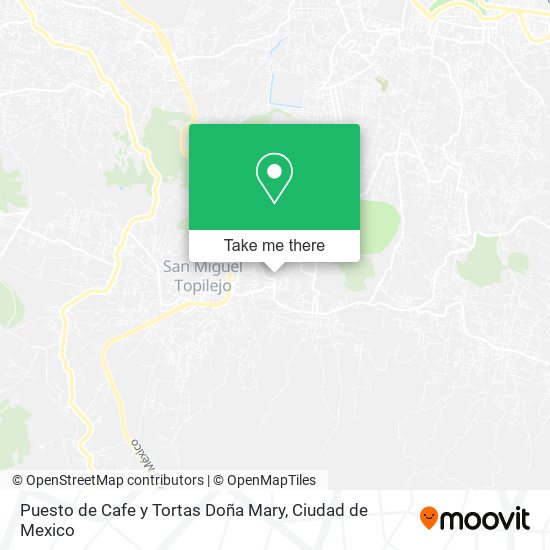 Puesto de Cafe y Tortas Doña Mary map