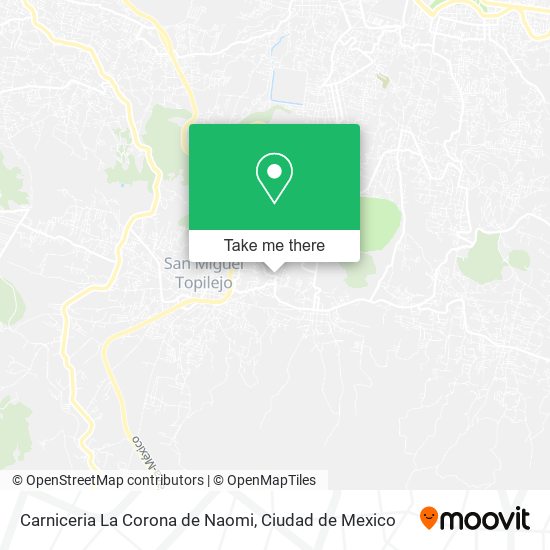 Mapa de Carniceria La Corona de Naomi