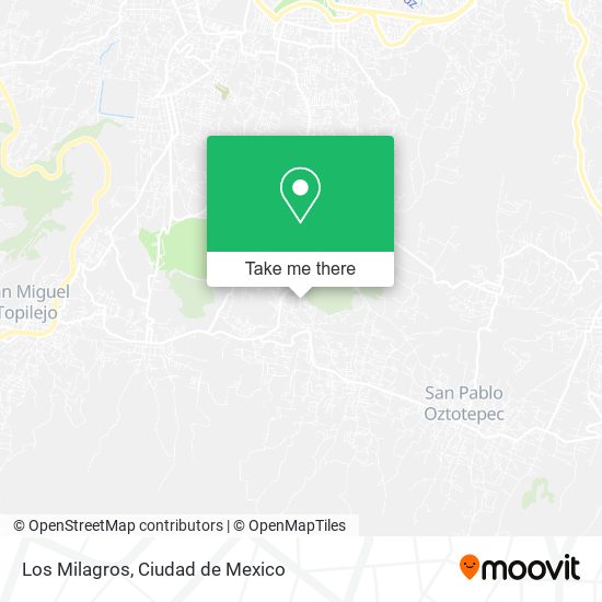 Los Milagros map