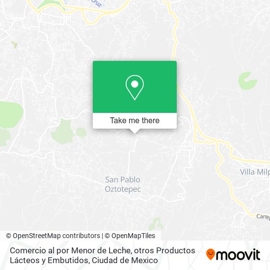 Comercio al por Menor de Leche, otros Productos Lácteos y Embutidos map