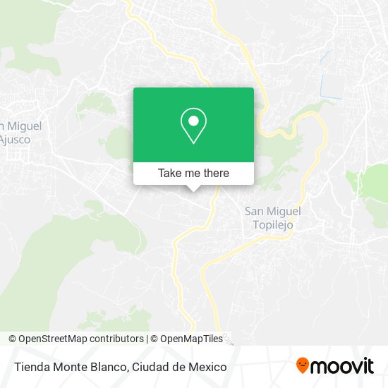 Tienda Monte Blanco map