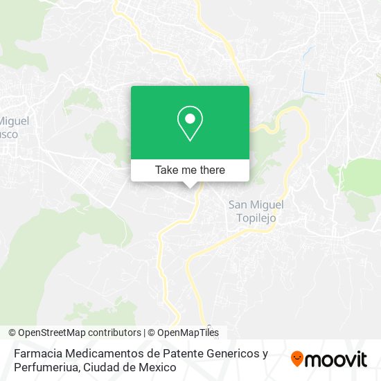 Farmacia Medicamentos de Patente Genericos y Perfumeriua map