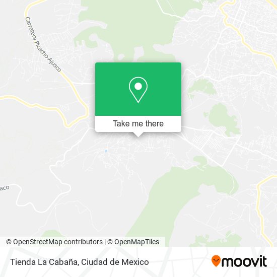 Tienda La Cabaña map