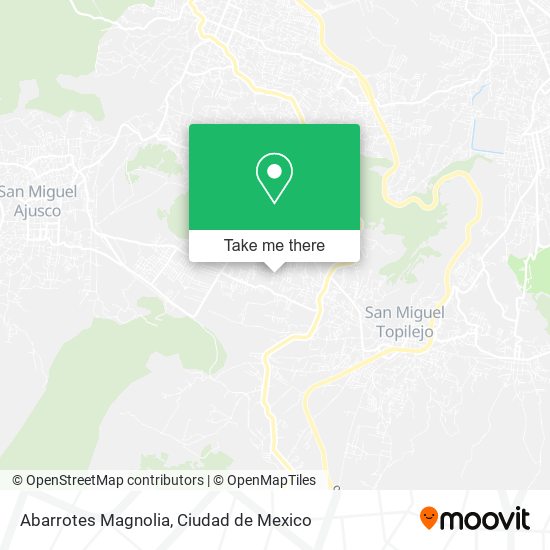 Abarrotes Magnolia map