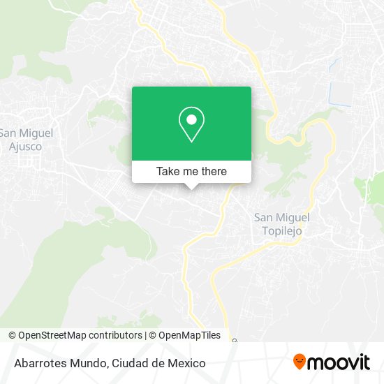 Abarrotes Mundo map