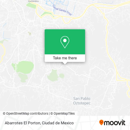 Abarrotes El Porton map