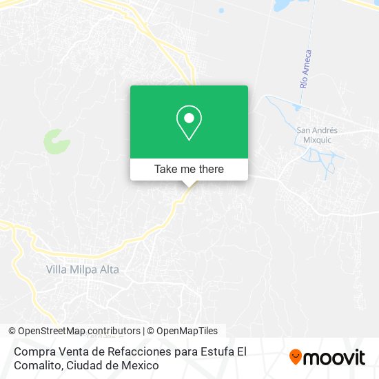 Compra Venta de Refacciones para Estufa El Comalito map