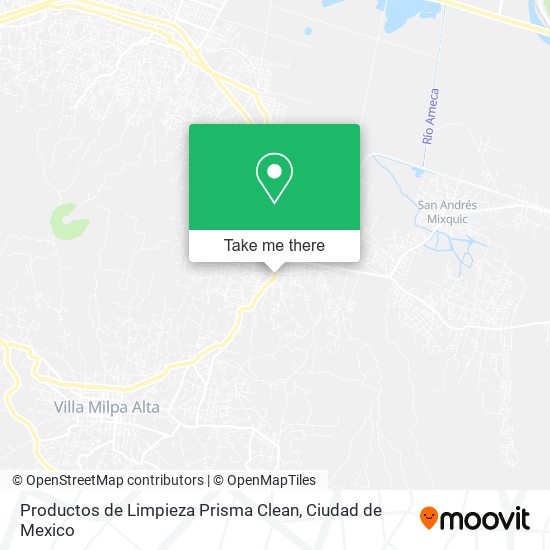 Mapa de Productos de Limpieza Prisma Clean