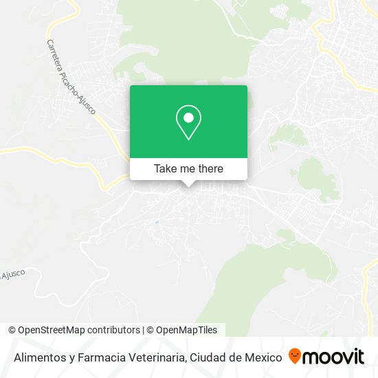 Mapa de Alimentos y Farmacia Veterinaria