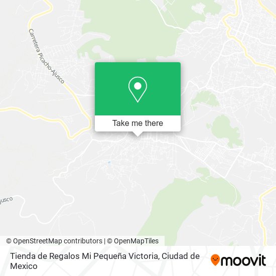 Mapa de Tienda de Regalos Mi Pequeña Victoria