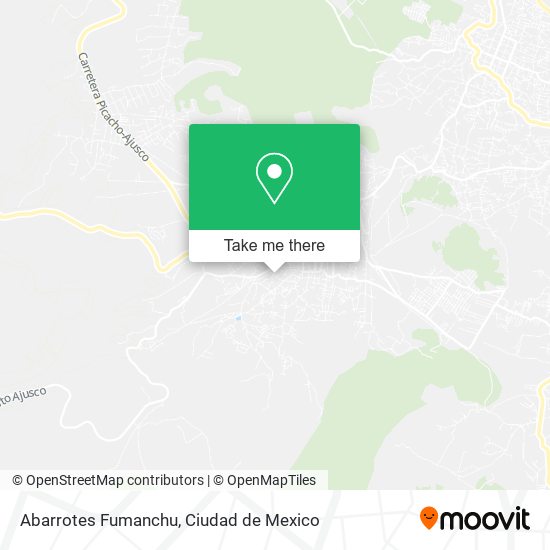 Abarrotes Fumanchu map