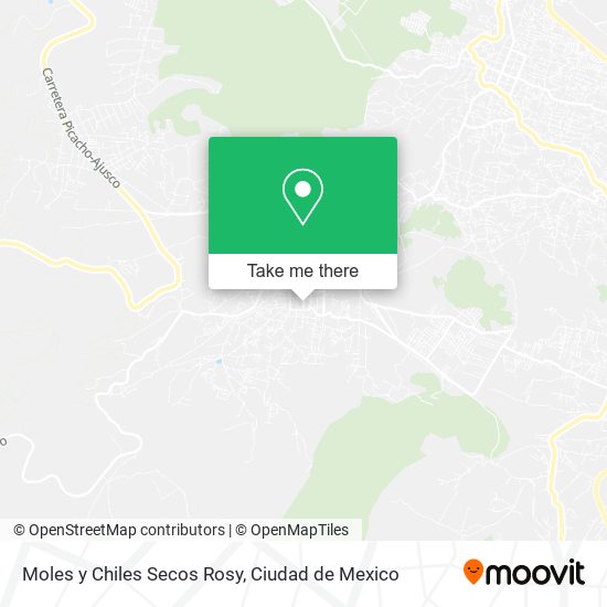 Moles y Chiles Secos Rosy map