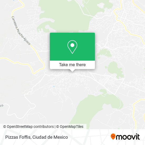 Mapa de Pizzas Foffis
