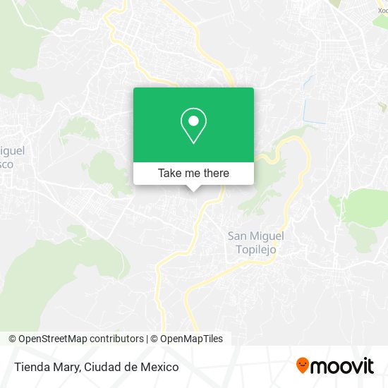 Tienda Mary map