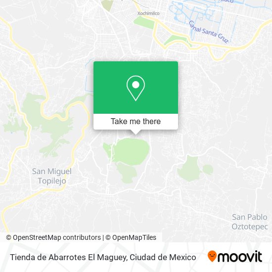 Mapa de Tienda de Abarrotes El Maguey