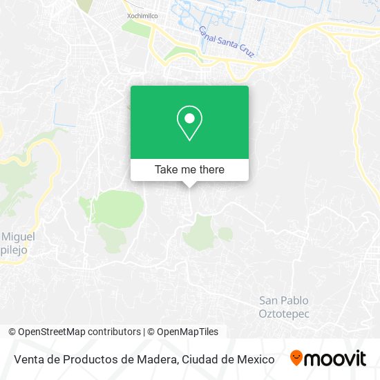 Venta de Productos de Madera map