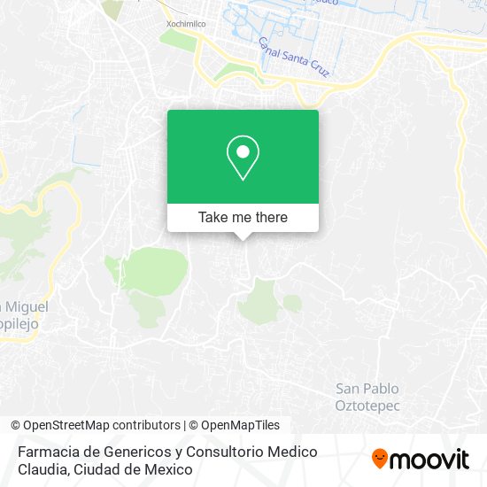 Farmacia de Genericos y Consultorio Medico Claudia map