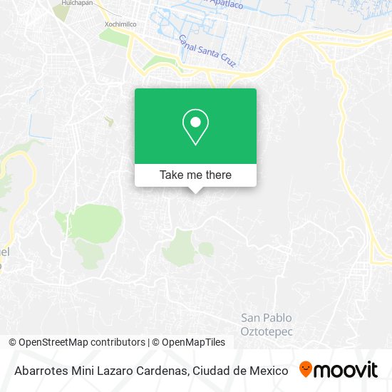 Abarrotes Mini Lazaro Cardenas map