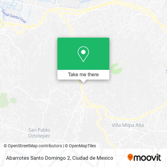 Abarrotes Santo Domingo 2 map