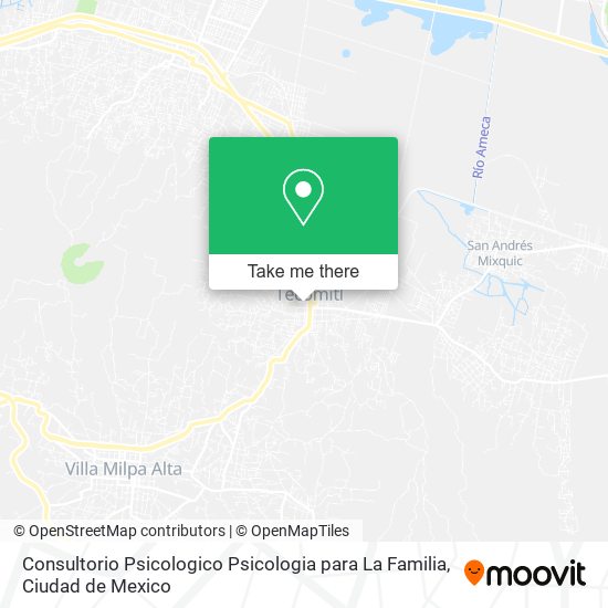 Consultorio Psicologico Psicologia para La Familia map