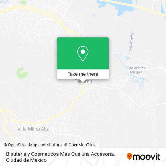 Bisuteria y Cosmeticos Mas Que una Accesoria map