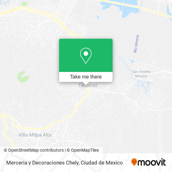 Merceria y Decoraciones Chely map