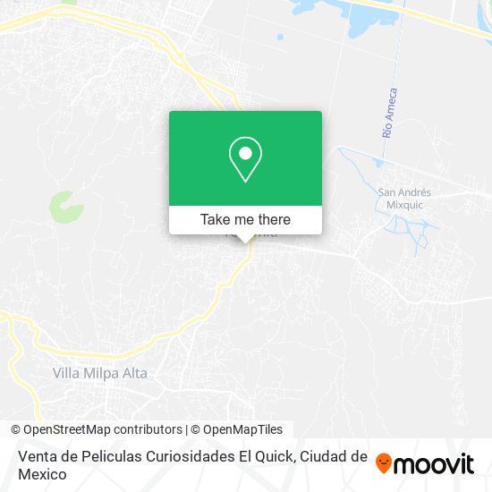 Venta de Peliculas Curiosidades El Quick map