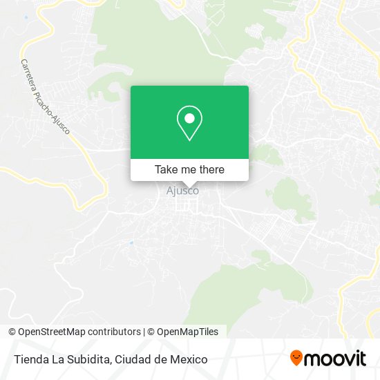 Mapa de Tienda La Subidita