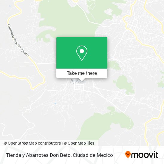 Mapa de Tienda y Abarrotes Don Beto