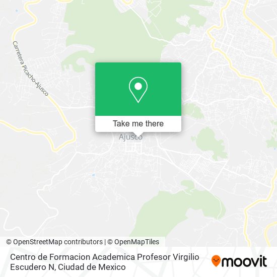 Centro de Formacion Academica Profesor Virgilio Escudero N map