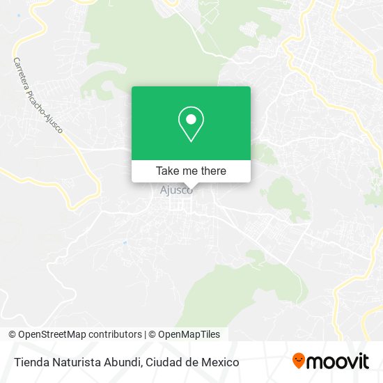 Mapa de Tienda Naturista Abundi