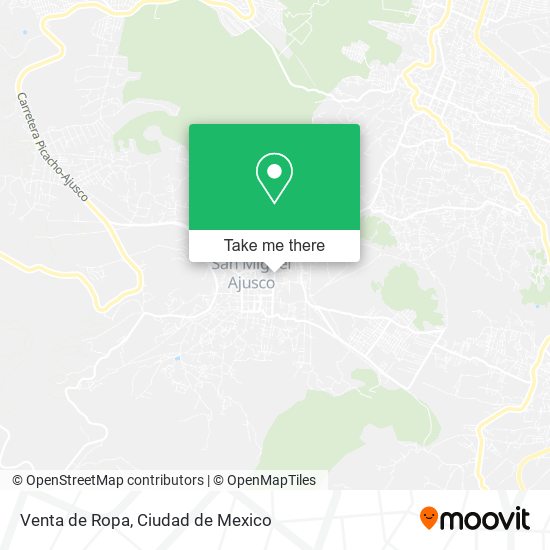 Venta de Ropa map