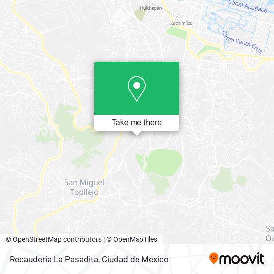 Recauderia La Pasadita map
