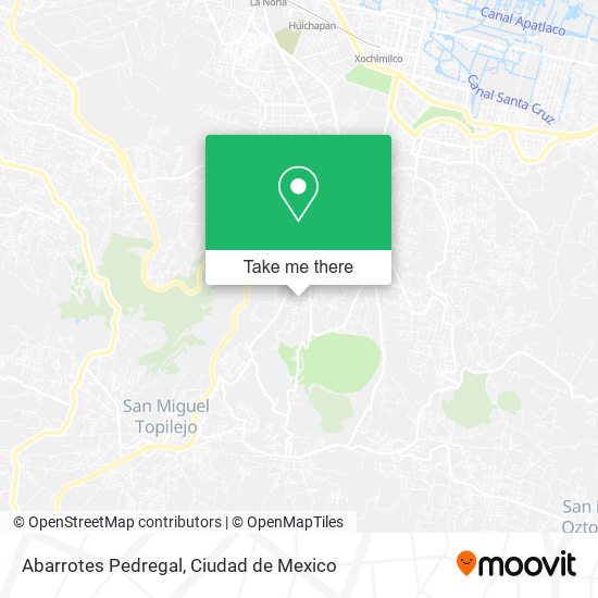 Abarrotes Pedregal map