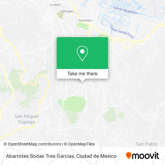 Abarrotes Sodas Tres Garcias map