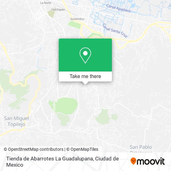 Mapa de Tienda de Abarrotes La Guadalupana