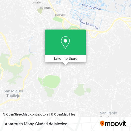 Abarrotes Mony map