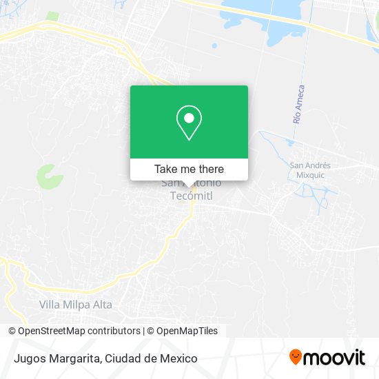 Jugos Margarita map